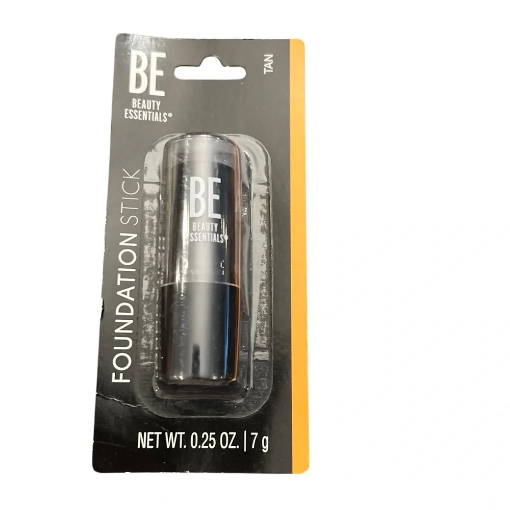 BE Beauty Essentials Foundation Stick TAN NEW Buildable Coverage Swipe‎ & Set